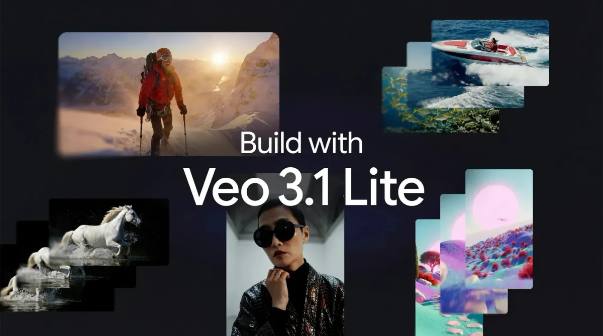 구글, 영상 생성 AI 'Veo 3.1 Lite' 공개, 개발자 접근성 대폭 확대