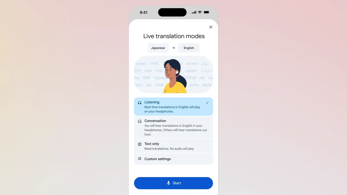 구글, 헤드폰을 실시간 통역사로… 'Live Translate' iOS 정식 지원 시작
