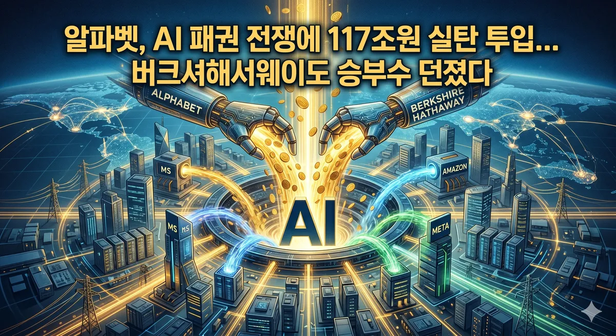알파벳, AI 패권 전쟁에 117조원 실탄 투입... 버크셔해서웨이도 승부수 던졌다
