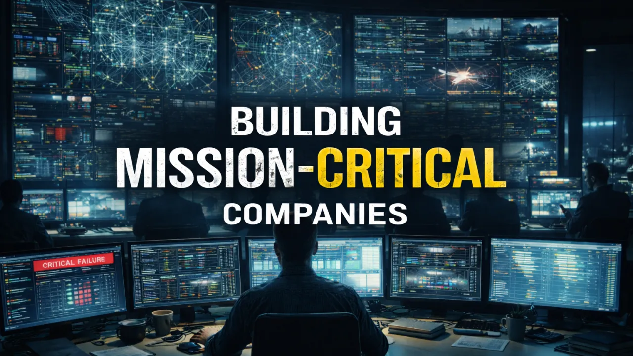Building Mission-Critical Companies