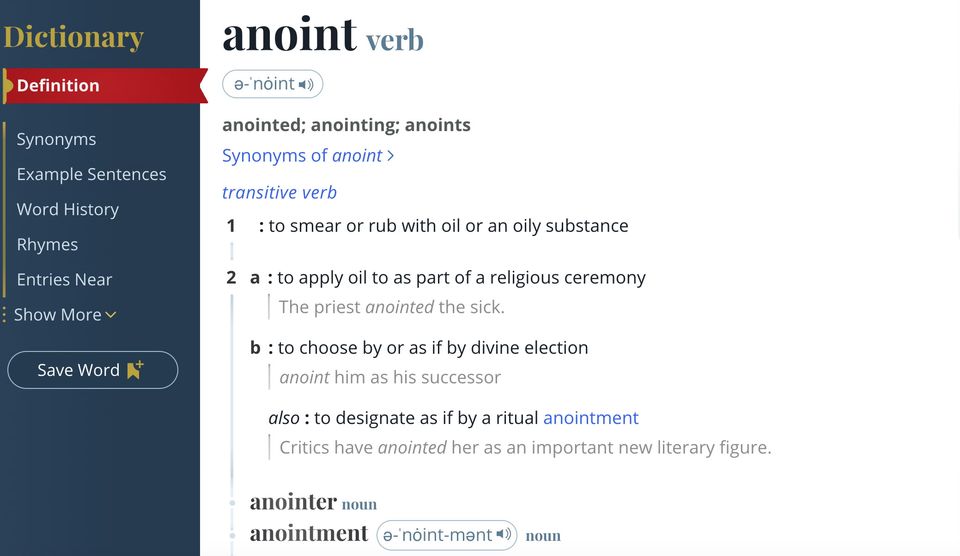 Anoint