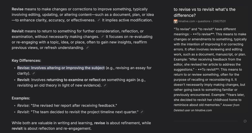 Revise