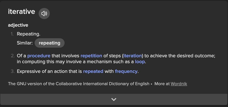 Iterative