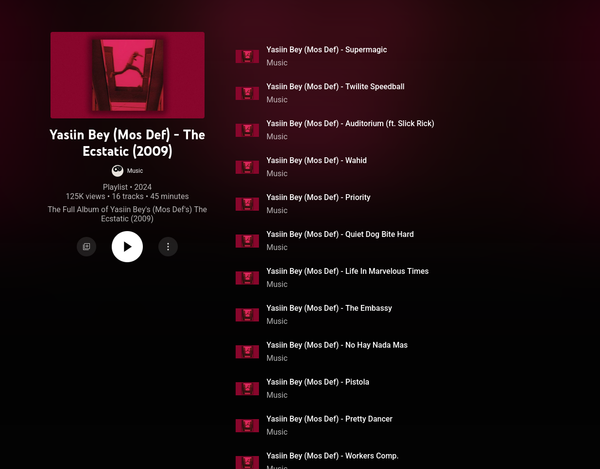 YouTube Music Seems Shady