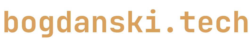 Blog - bogdanski.tech