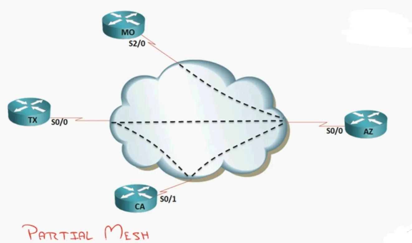 Partial Mesh topology
