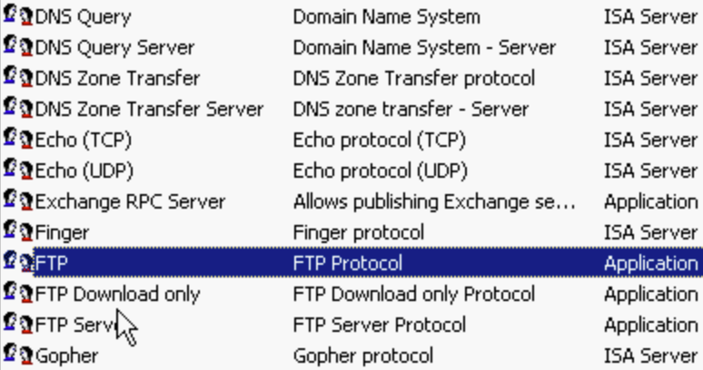 ISA Protocol definitions