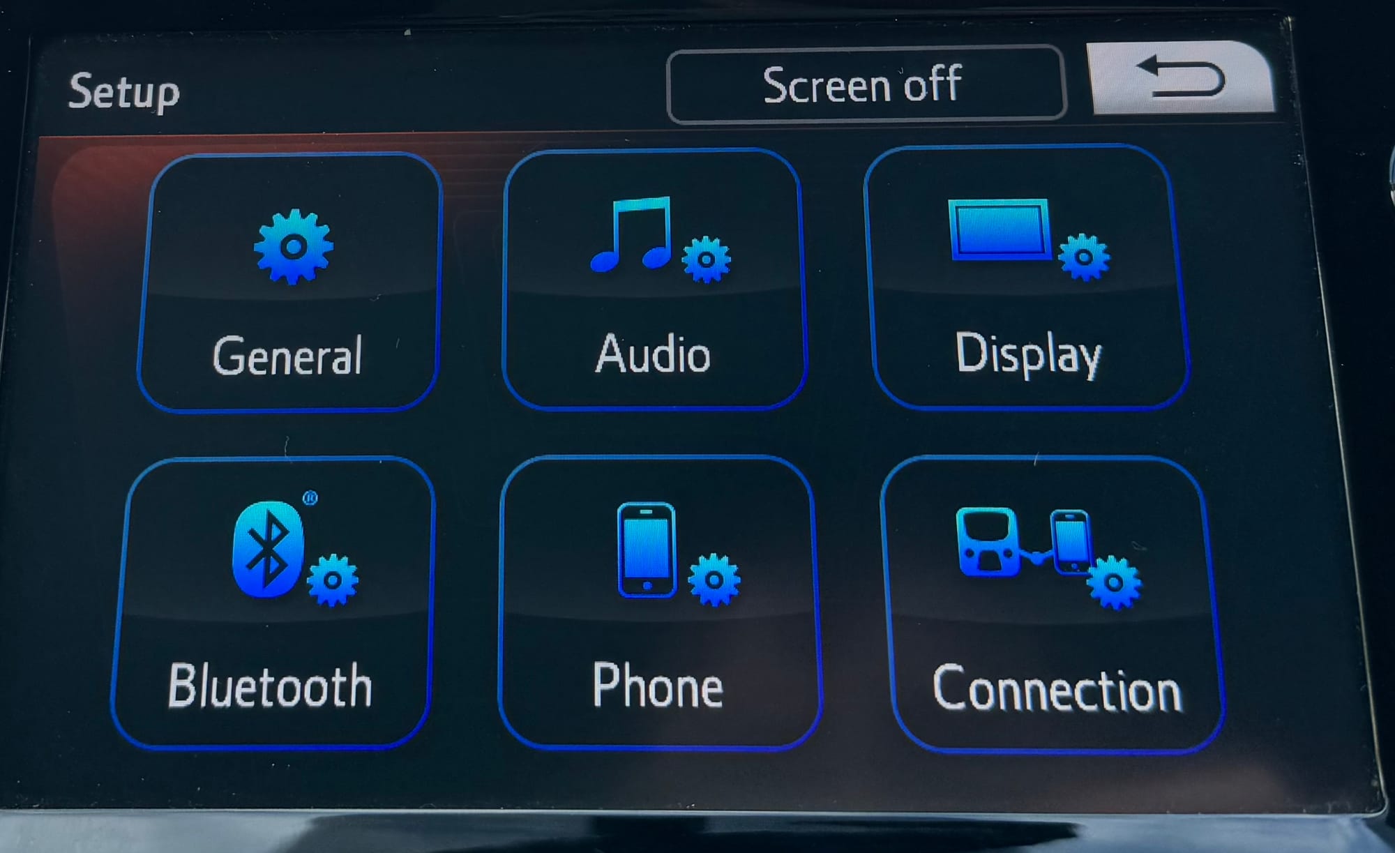 x-touch Setup Screen