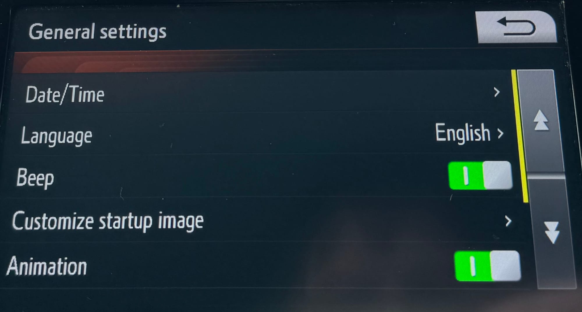x-touch General Settings