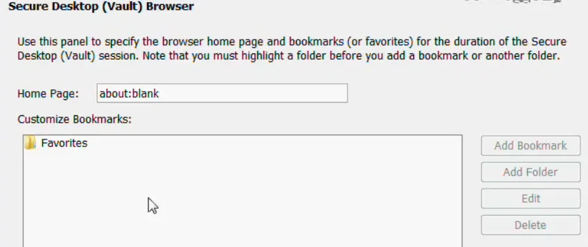 Secure Desktop Browser