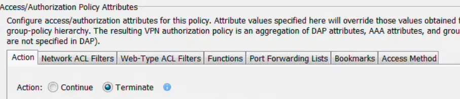 Policy Attributes