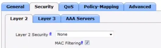Layer 2 MAC Filtering