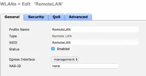 Remote LAN Configuration