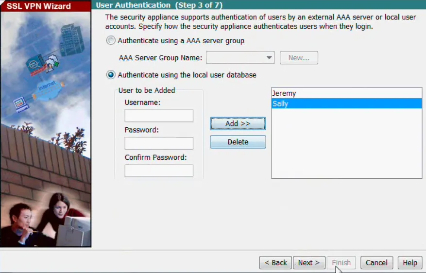 SSL VPN User Authentication