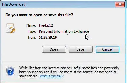 Certificate Download