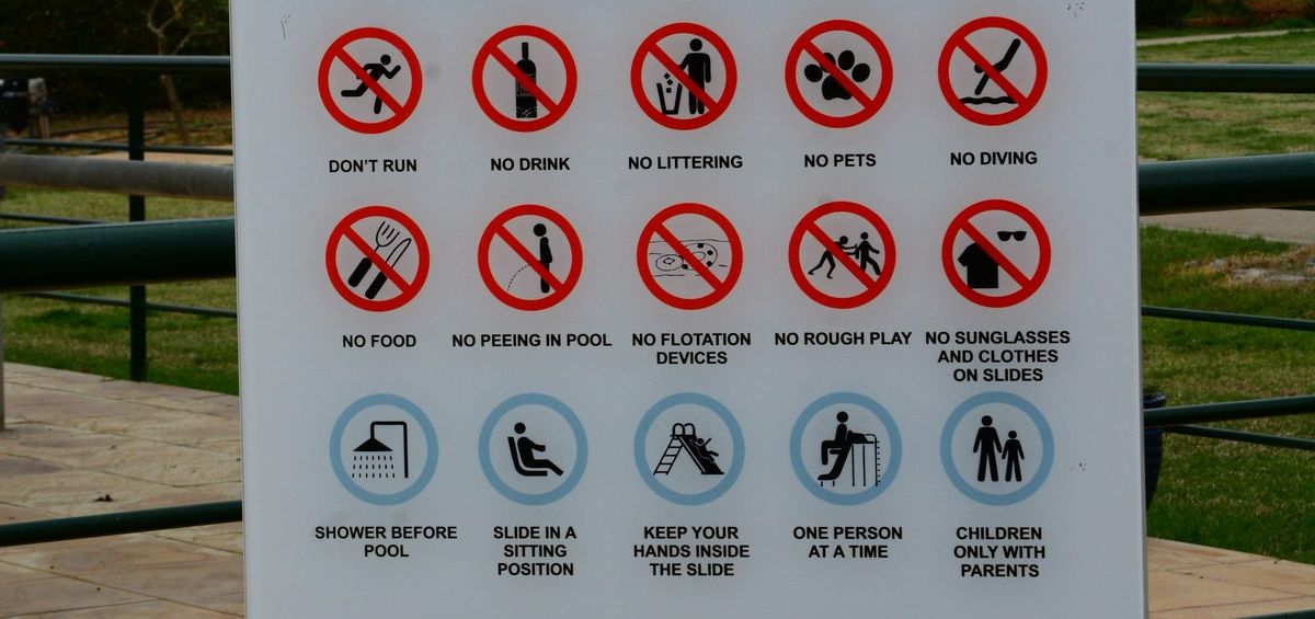 Water park rules