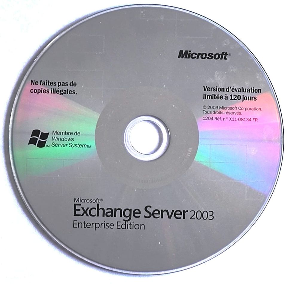 Installing Exchange Server 2003