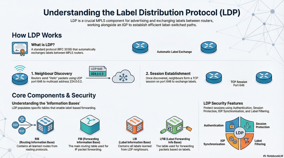 LDP - Label distribution protocol