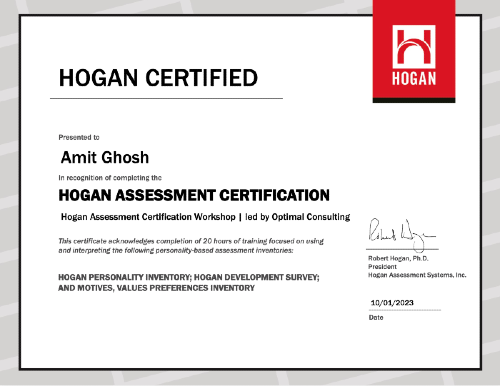 Hogan Assessments certification
