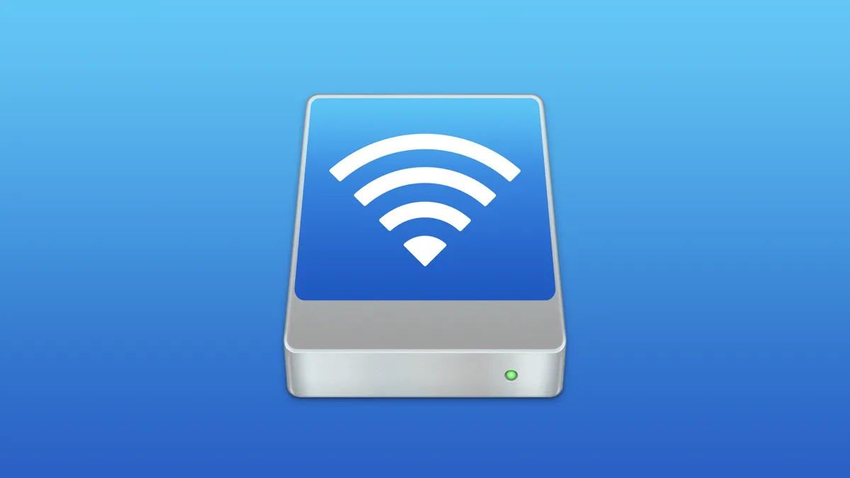 The Apple AirDisk (network disk) icon.