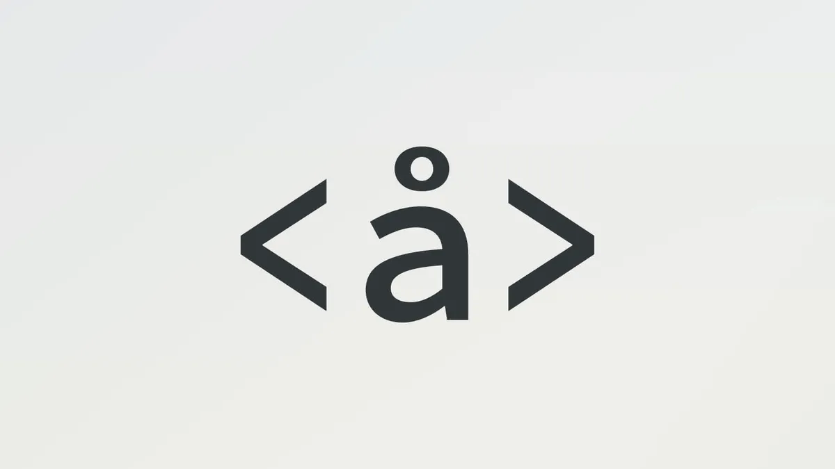 An SGML å element.