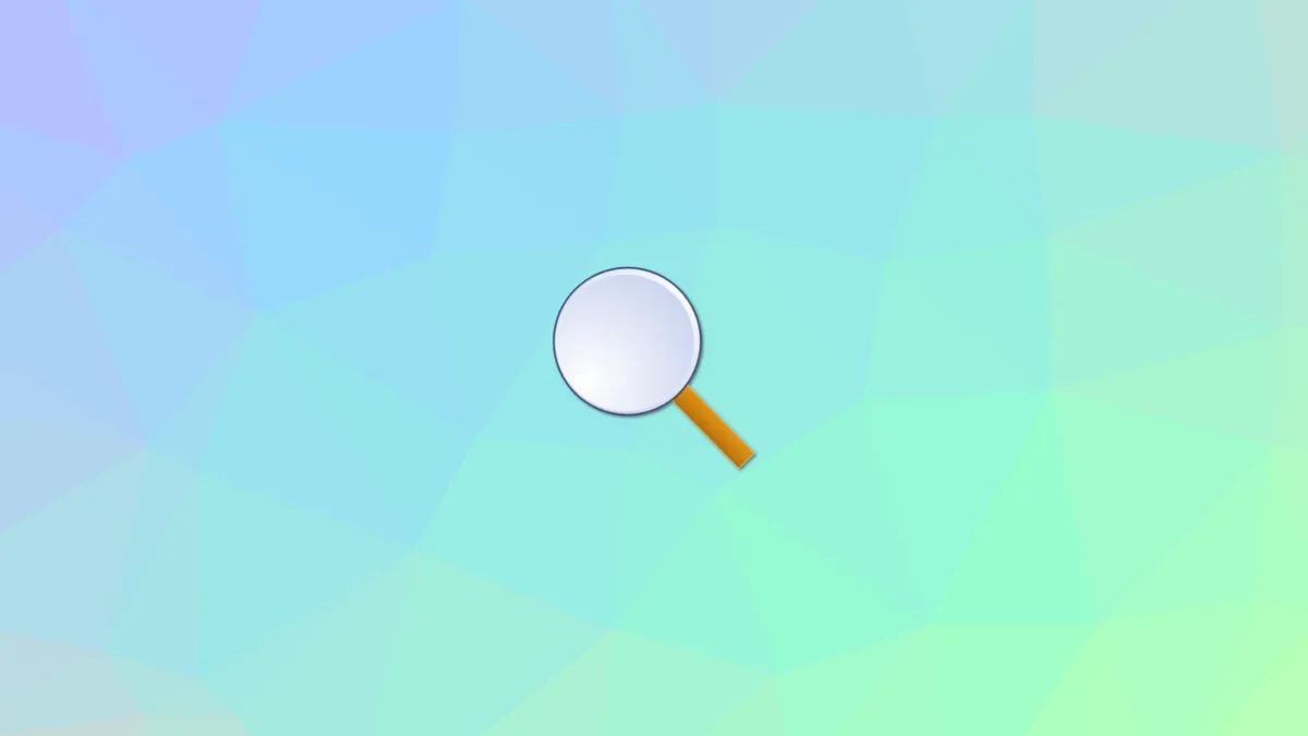 A spyglass icon against an abstract background.