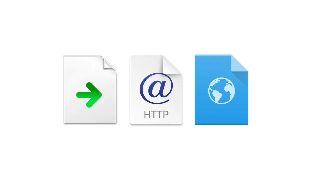 Windows (OpenWith), MacOS, and Linux’s (Breeze theme) icons for internet shortcut files.
