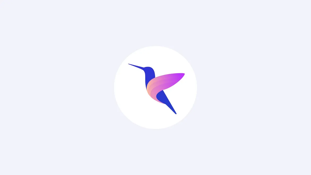 The Hummingbird logo for Microsoft Feed (its personalized news product.)