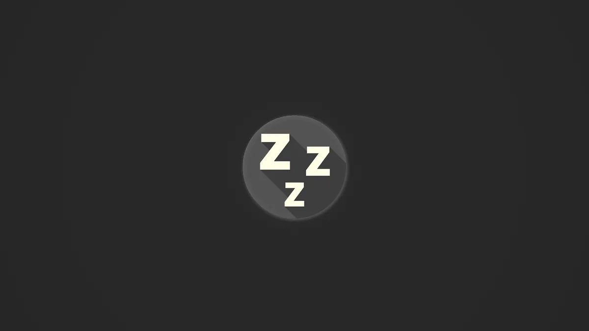 The Sleep Debt Tracker app icon; three Zs in a dark gray circle.