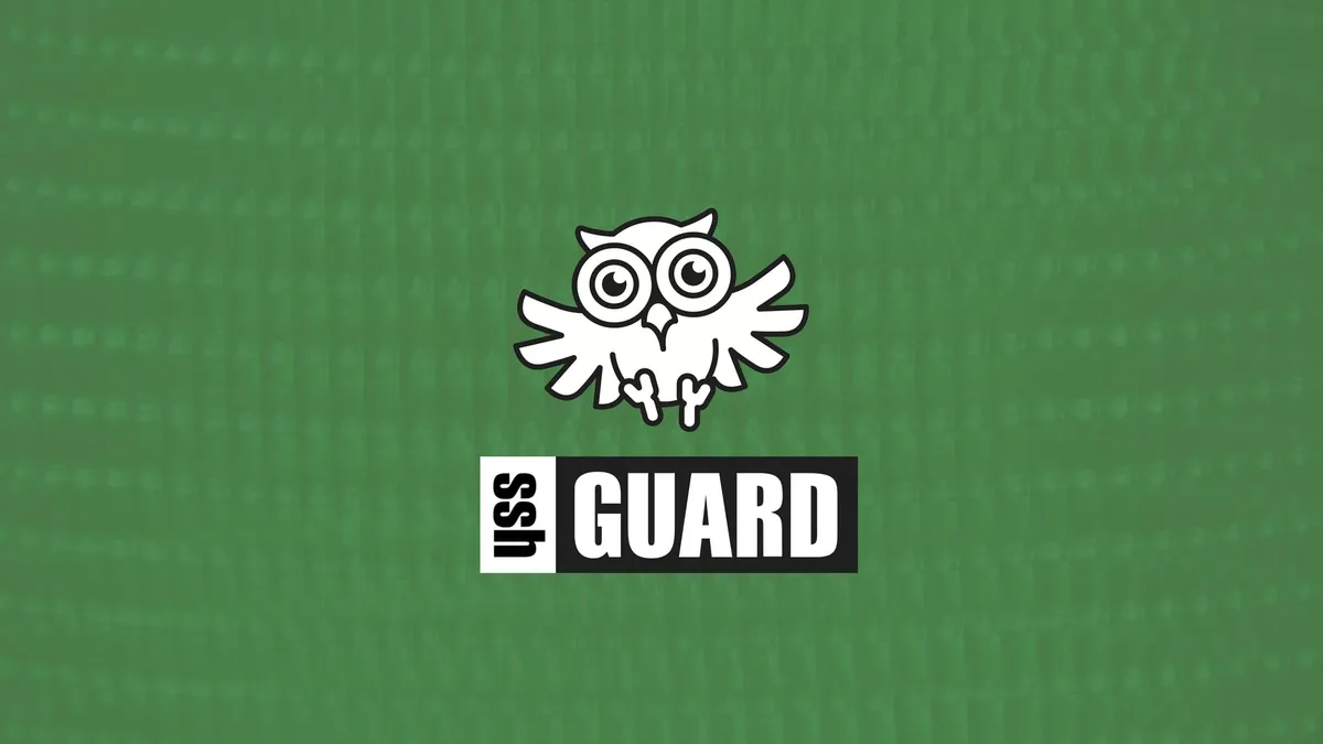 The SSHGuard swooping-owl logo.