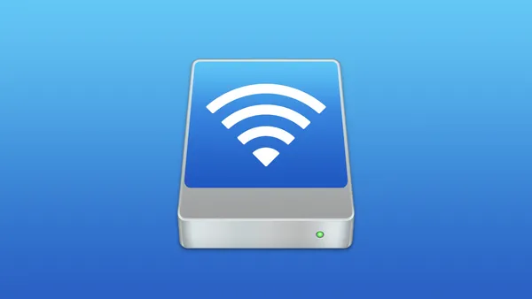 The Apple AirDisk (network disk) icon.