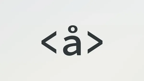 An SGML å element.