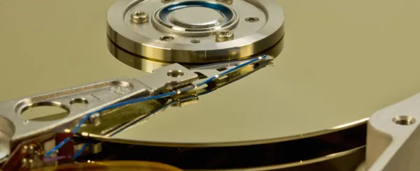 A hard disk drive platter.
