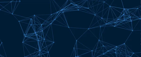 An abstract illustration of interlinked nodes.