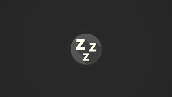 The Sleep Debt Tracker app icon; three Zs in a dark gray circle.