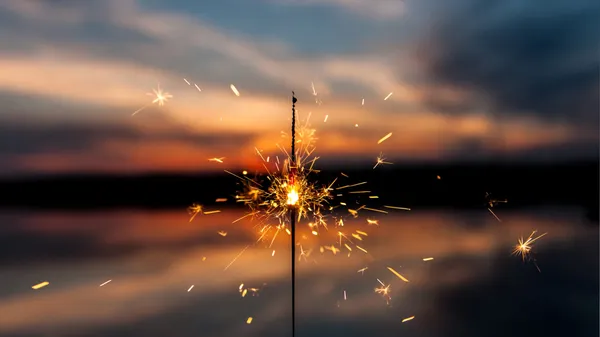 A sparkler.