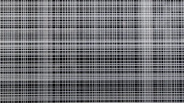 A pattern of lose white threads.