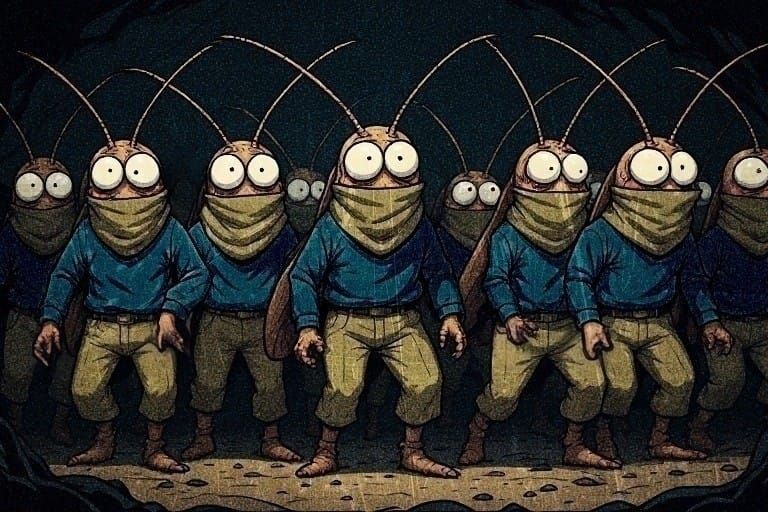 Cockroaches in Khakis...