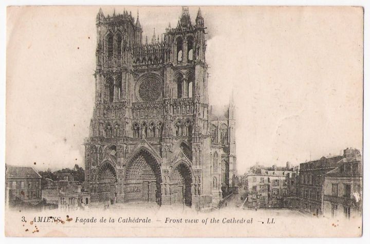 Amiens – Front View of the Cathedral