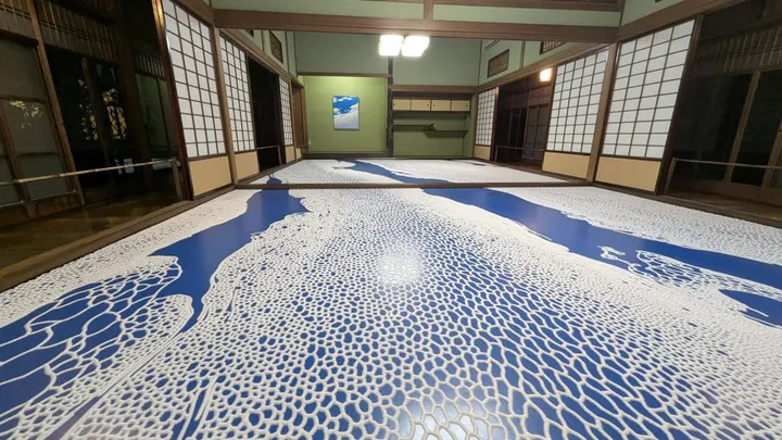 "Weaving Time" by Motoi Yamamoto (Utazu, Setouchi Triennale 2025)