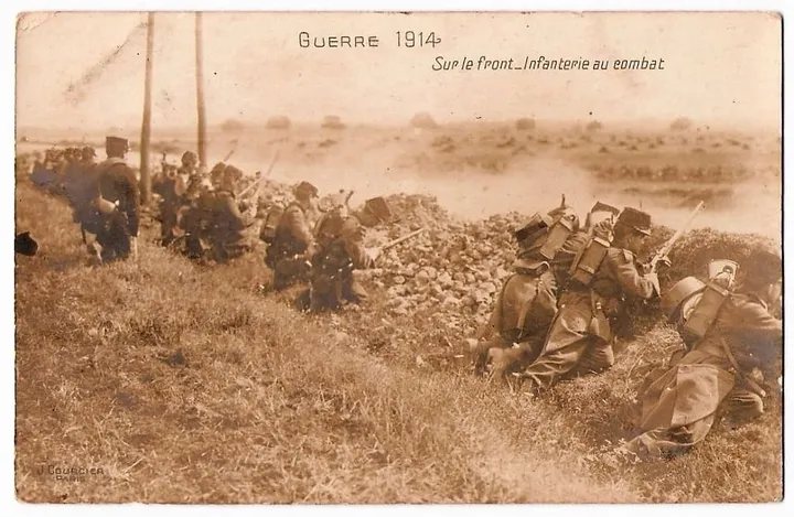 War of 1914 - on the front lines