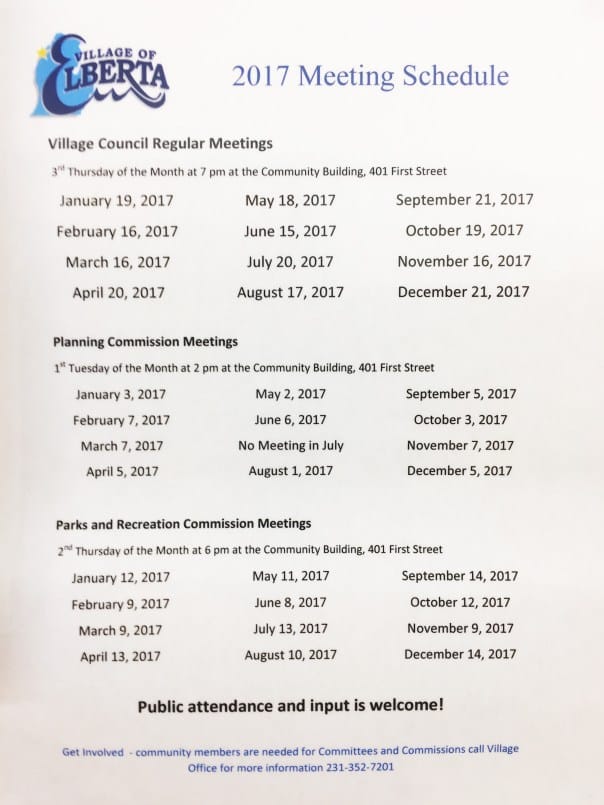 meeting-schedule-2017