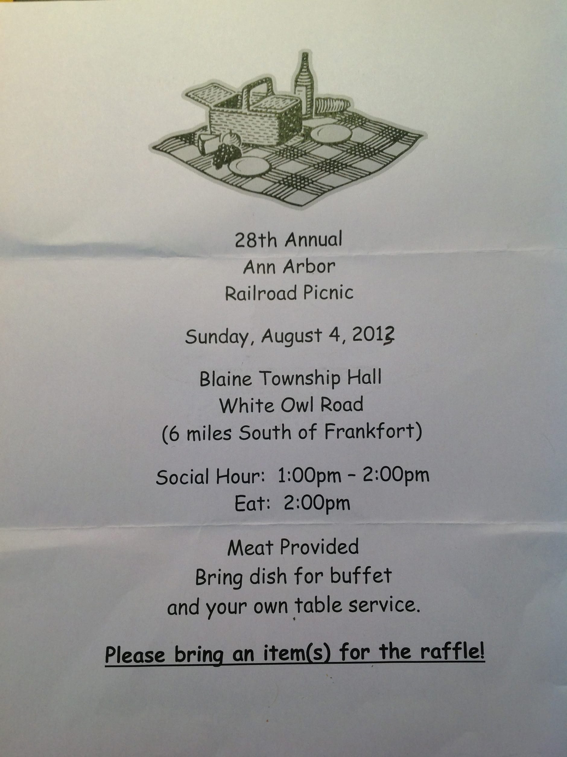 Ann Arbor Railroad Picnic 2013