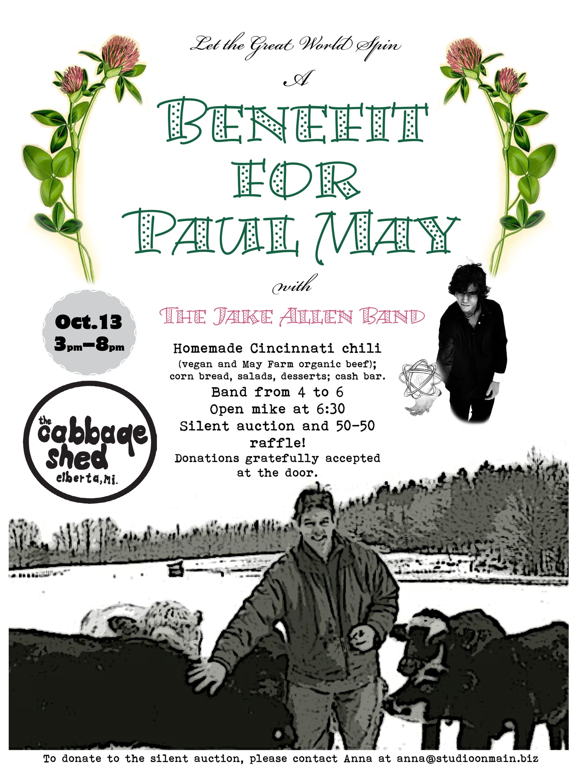 Paul May Fundraiser Poster
