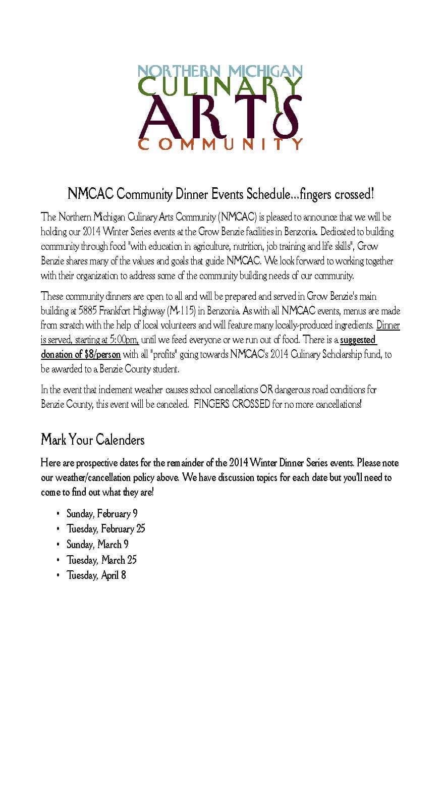 2014 NMCAC Winter Series