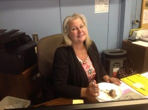Toni Flynn on her last day in the treasurer role, June 17, 2014