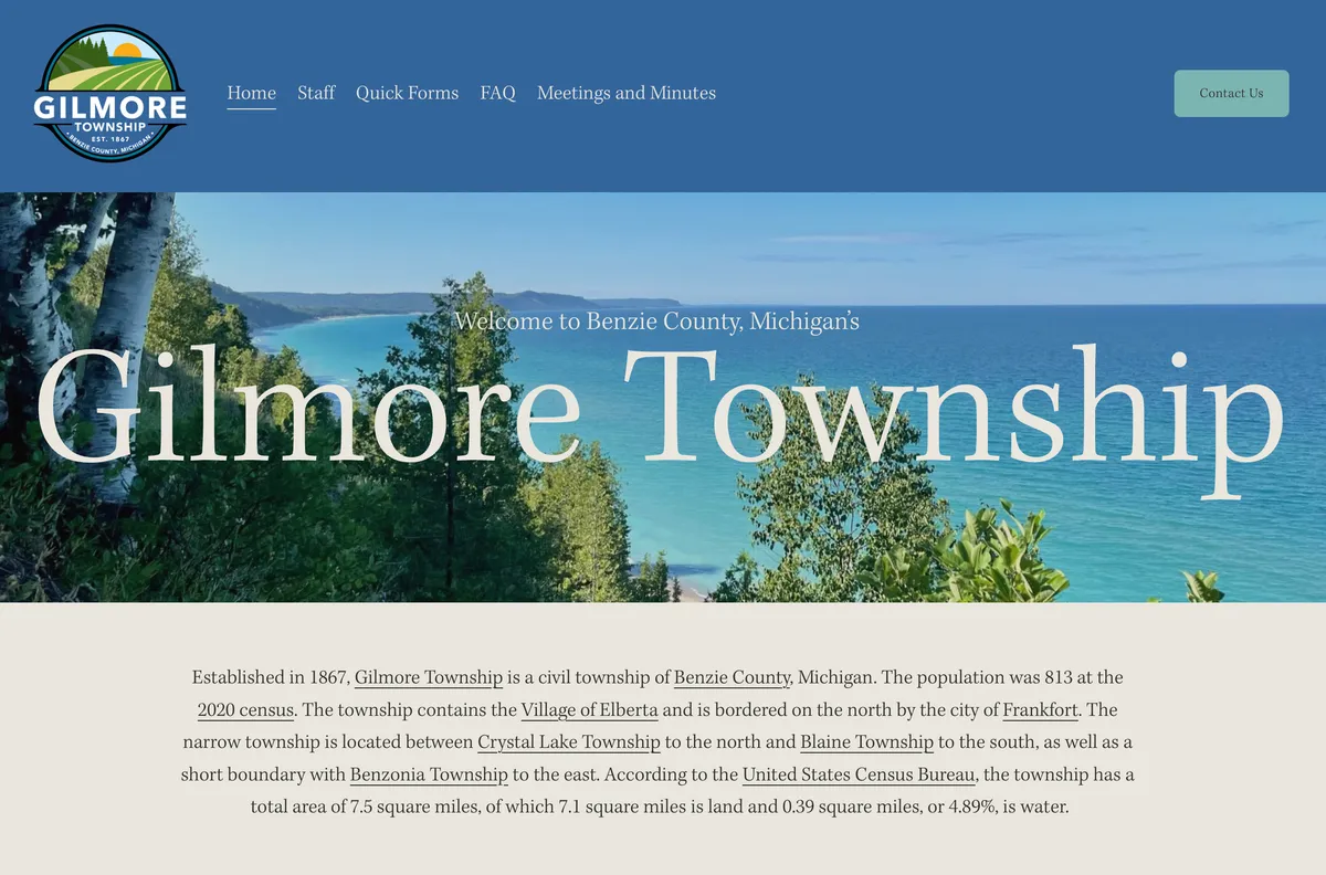 Gilmore has a new website!