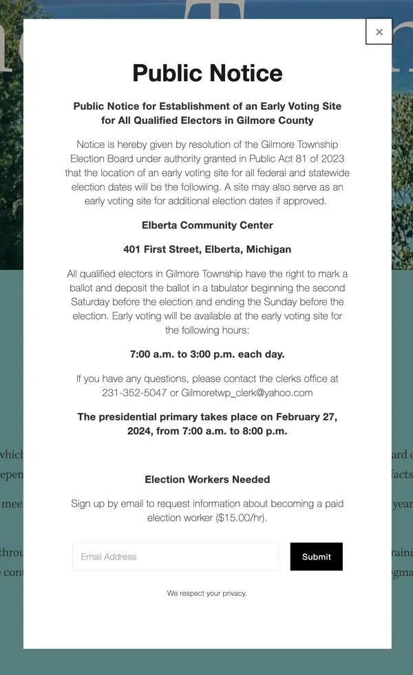 The Presidential Primary Is February 27