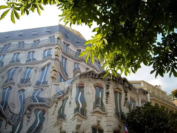 Melting Building in Paris