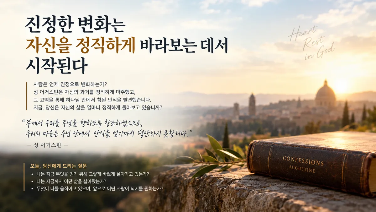 어거스틴, 자신을 직면한 사람